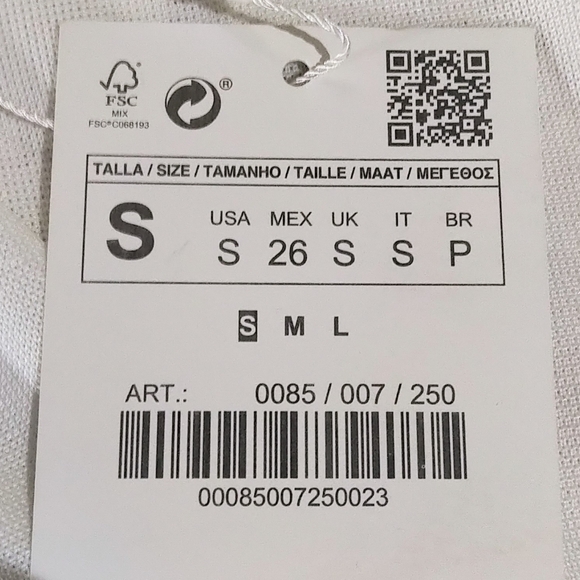 NWT Zara Deep V Sleeveless Bodysuit - Picture 7 of 7